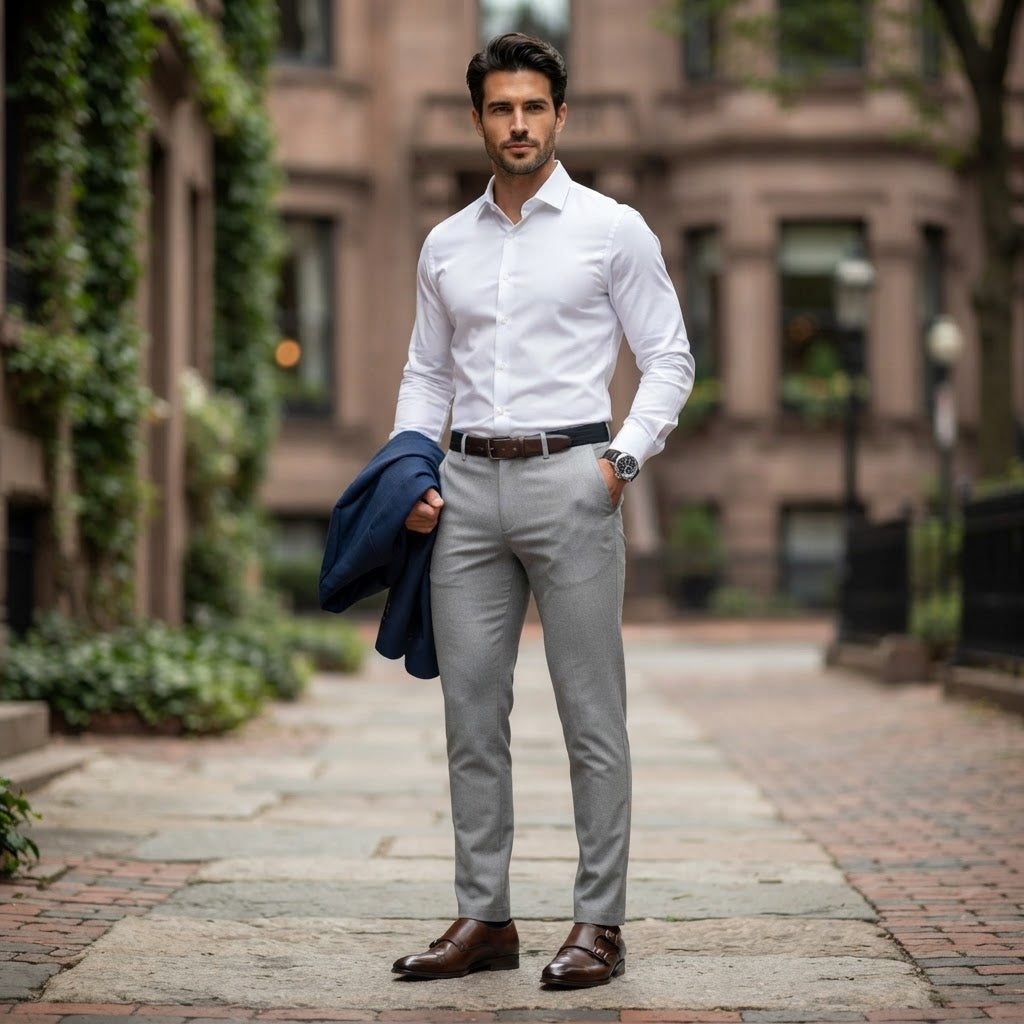 Men's Slim-Fit Trousers