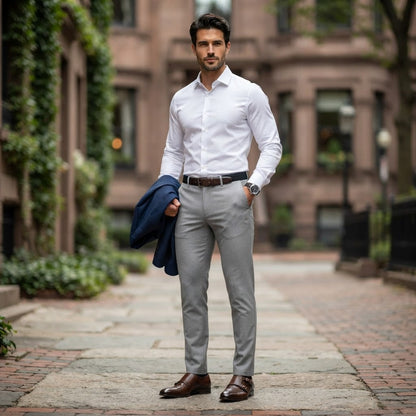 Men's Slim-Fit Trousers